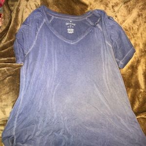 Soft and sexy blue tee